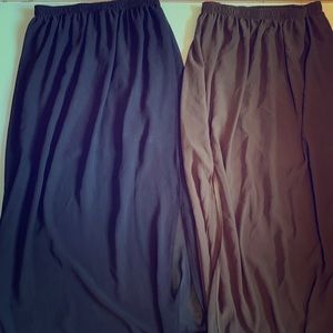 2 long skirts